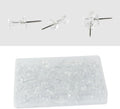100 Pack Push Pins Tacks, Steel Point, Thumb Tacks by Ruocce