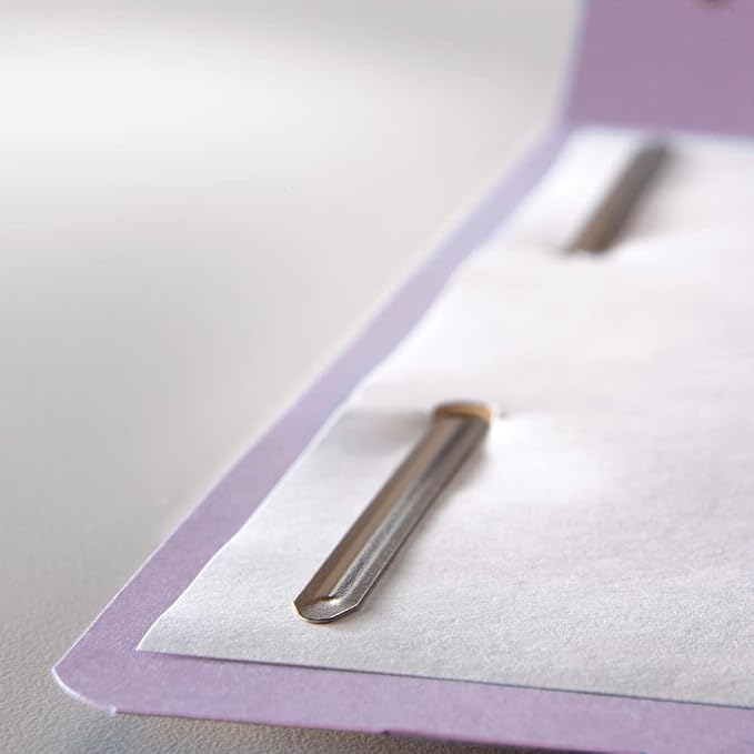 Smead Fastener File Folders, Reinforced 1/3-Cut Tabs, 2 Fasteners, Letter Size - Image 5