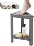 Shower Foot Rest 15in, HDPE Waterproof Shower Stool by ONSGLM