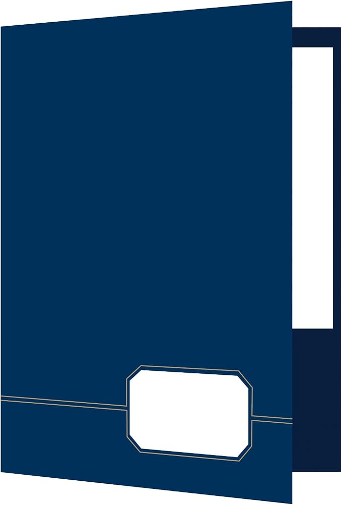 Oxford Monogram Executive Twin Pocket Folders, Letter Size, 4 Pack - Image 2