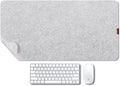 Bright Stone Felt Desk Mat, Non-Slip Mouse Pad, 35.4"x15.7" Office Supplies by BRIGHTSTONE