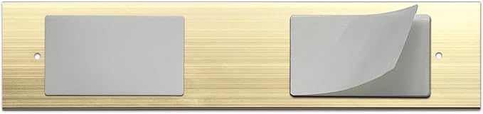 10 Pack Aluminum Name Plate Holders - Image 5