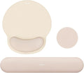 MOSISO Wrist Rest Support for Mouse Pad&Keyboard Set, Circle Curved Ergonomic by MOSISO