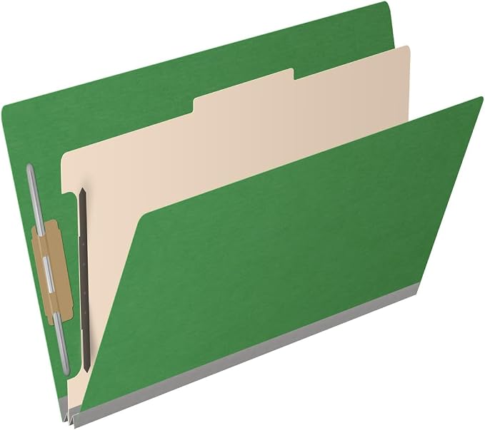 Ecom Folders Top Tab Pressboard Classification Folders | Legal Size 25 Pt Stock - Image 2