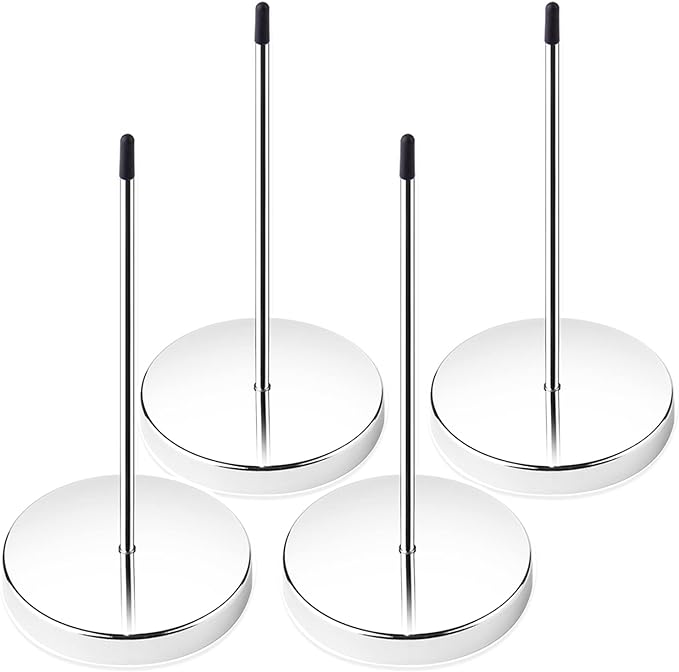 4pcs Desk Receipt Holder Bill Fork Receipt Spike Stick Silver Restaurant Check by HRLORKC