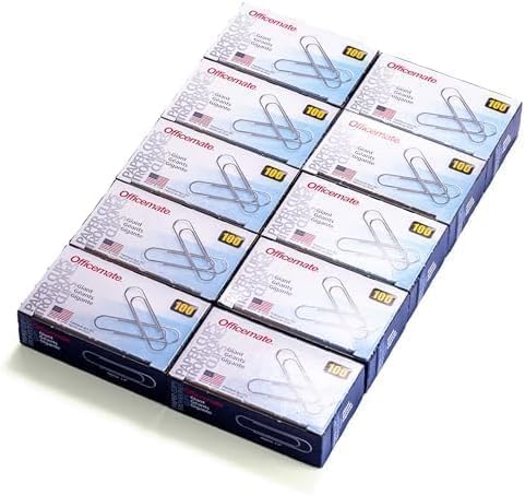 Officemate Giant Paper Clip, 100 Clips Each by Officemate