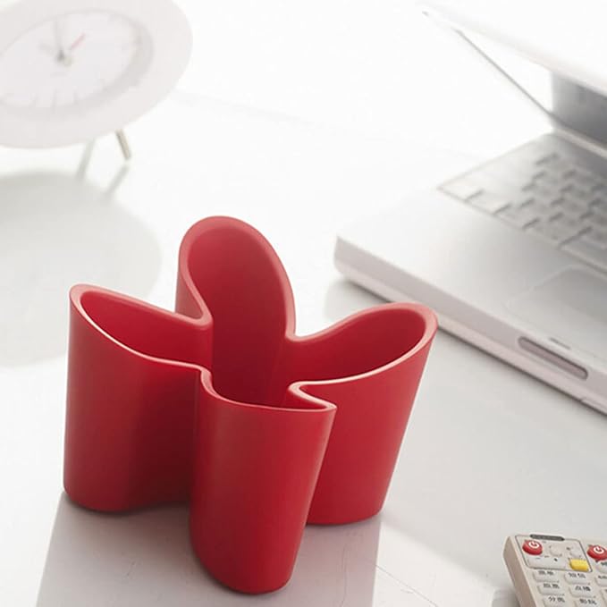 Khakho Flower Shape Remote Control Holder, Desk Organizer Storage Container - Image 9