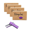 Purple 26/6 Standard Staple Set 12mm Width 1000/Box 4 Boxes/Pack 4000 Count by MEIYITIAN