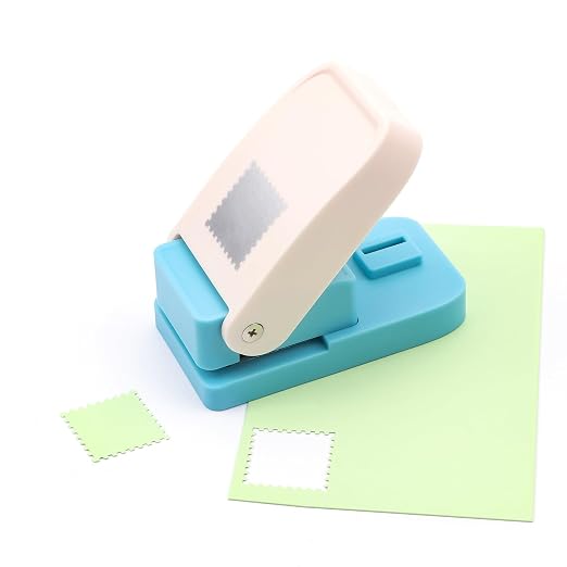 BAOFALI Stamp Puncher 1inch Square Postage Stamp Punch |Stamp Hole Puncher| - Image 5
