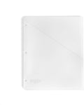 Smead Organized Up Poly Translucent Slash File Jacket, Three-Hole Punched by SMEAD