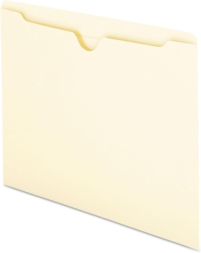Smead File Jacket, Reinforced Straight-Cut Tab, Flat-No Expansion, Letter Size - Image 4