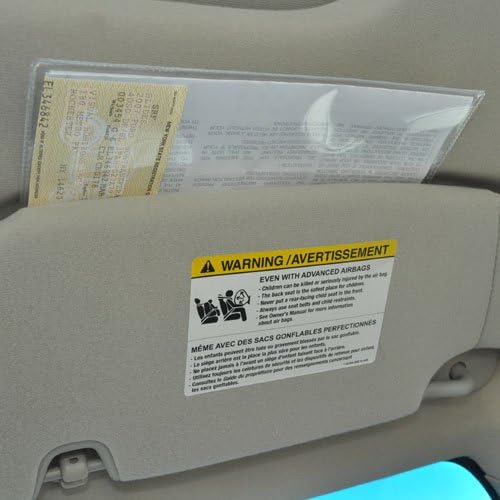 StoreSMART - Clear Plastic Policy/Lotto Ticket Holders - 100 Pack - INS30-100 - Image 4