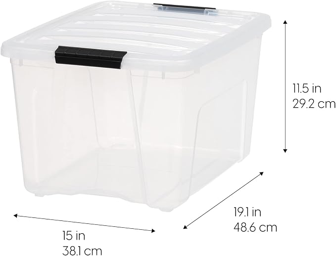 IRIS USA 40 QT Plastic Storage Box - Image 2