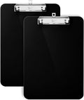 Mr. Pen- Plastic Clipboard, 12.5" x 9", 2 Pack by MrPen