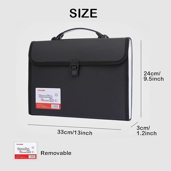 12 Pockets Letter Size/A4 Accordion File Organizer - Image 5