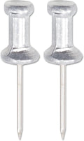 ADVANTUS Aluminum Head Push Pins, Steel 5/8-Inch Point, 100 per Box by Advantus