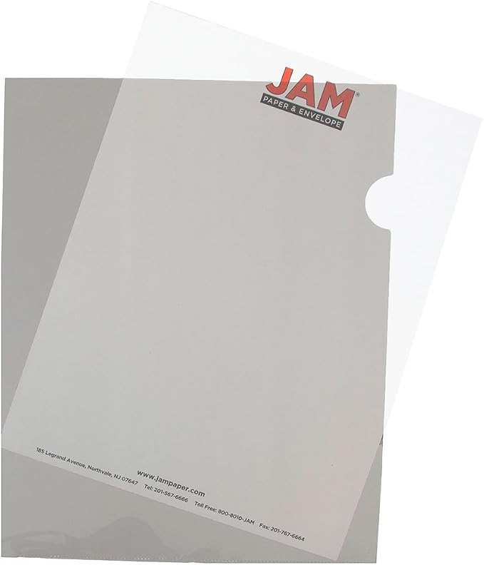 JAM PAPER Plastic Sleeves by JAMPaper