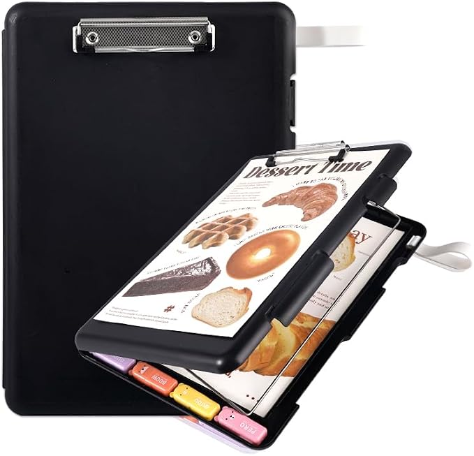 Letter Size Paper Organizer Box, A4 File Portable Project Case, Plastic by ZHIQUANQIHAN
