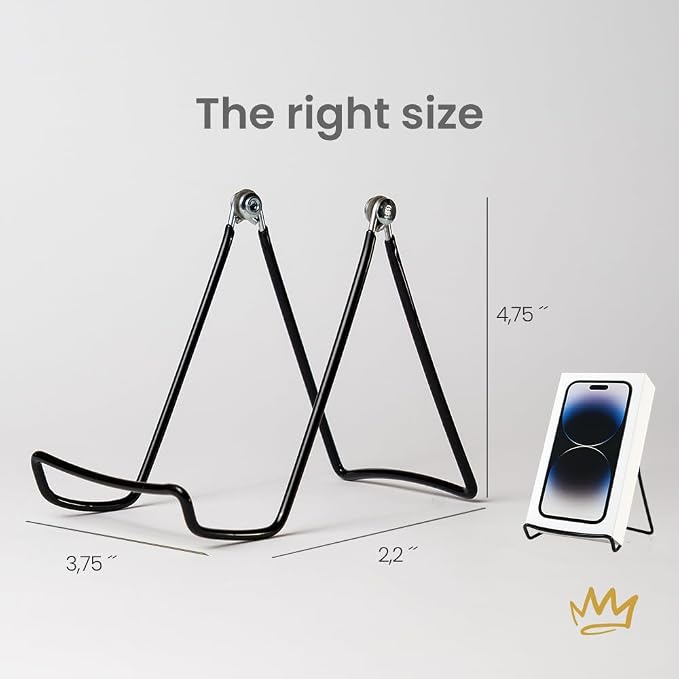 KINGDOM SOLUTIONS MADE IN USA 36-Pack Adjustable Black Metal Easels - Image 2