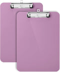 Mr. Pen- Plastic Clipboard, 12.5" x 9", 2 Pack | Lavender Mist Clipboard Plastic by MrPen