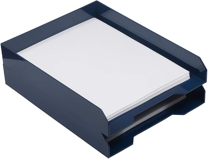 JAM PAPER Stackable Paper Trays by JAMPaper