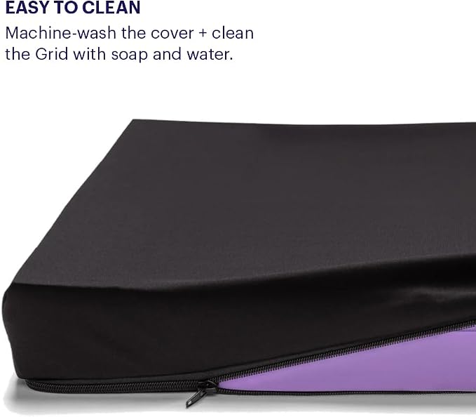 Purple Ultimate Seat Cushion, Large 2.5 Inch Gel Seat Cushion | GelFlex Grid - Image 3
