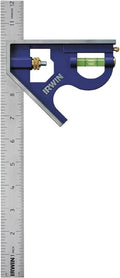 IRWIN Combination Square, 45-90 Degree Marking, Stainless Steel by IRWIN