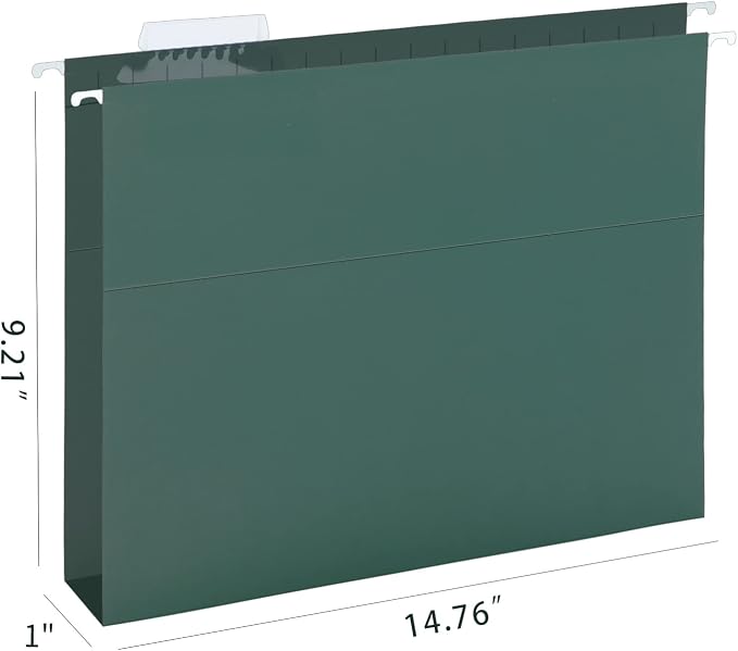 HERKKA Extra Capacity Hanging File Folders, 30 Pack Reinforced Legal Size - Image 2