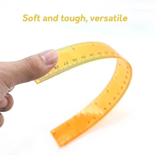 Color Transparent Ruler Plastic Rulers - Image 4