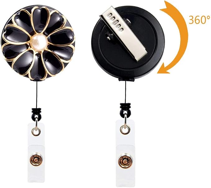 Retractable Badge Holder, ID Badge Reel - Image 4