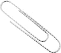 ACCO Non-Skid Paper Clips, No.4 Jumbo Size, Box of 100 Clips, 1 Box by ACCO+Brands