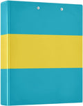 Flag of The Bahamas 3-Ring Binder, 1.5 Inch D-Ring Organizer Folder Clipboard by Unknown