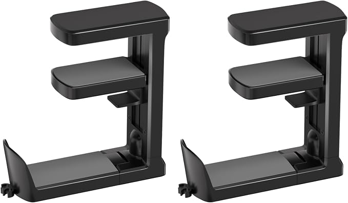 Headphone Hook - Adjustable Clamp-on Headphone Holder, Under Desk Gaming by Unknown