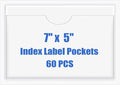 Origin-Joy 60 PCS Self Adhesive Index Card Pockets by Origin-Joy