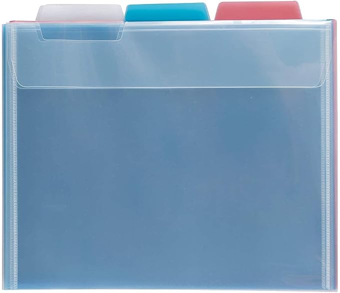 JAM PAPER Plastic File Folders by JAMPaper