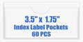 Origin-Joy 60 PCS Self Adhesive Index Card Pockets by Origin-Joy