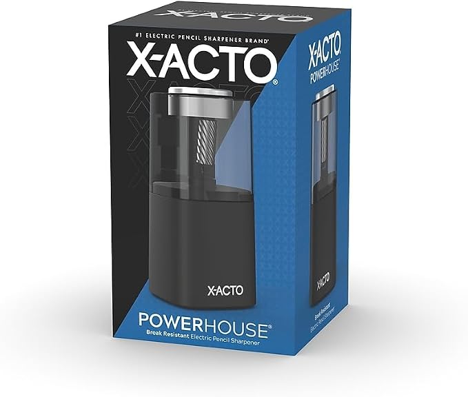 X-ACTO® Powerhouse® Electric Pencil Sharpener Black - Image 3