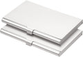 PATIKIL Business Card Holder, 2 Pieces Aluminum Alloy Flip Cover Slim Name by PATIKIL