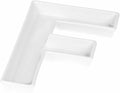 Coffeezone Small Ceramic Letter Dishes Mini Nut Plates by Coffeezone