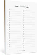 Stuff to Pack Notepad by Unknown