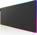 KTRIO RGB Large Gaming Mouse Pad, 31.5 x 15.7 in, RGB Black, XXL | Smooth by KTRIO