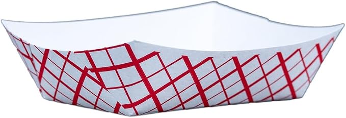 Southern Champion Tray 0401 #25 Southland Paperboard Red Check Food Tray by SouthernChampionTray