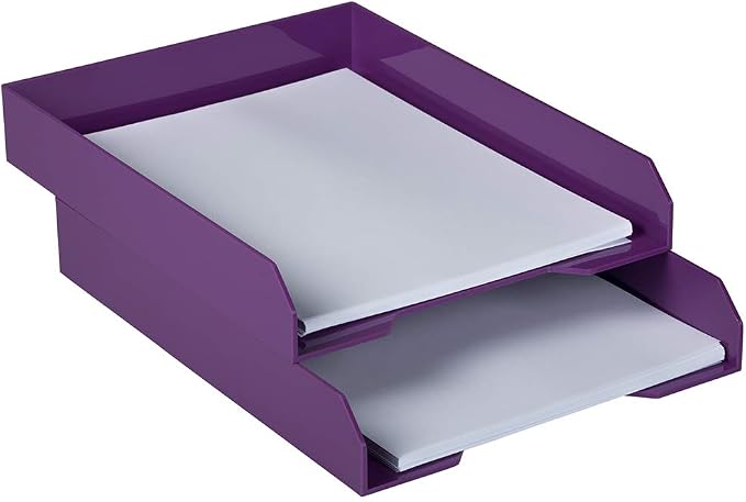 JAM PAPER Stackable Paper Trays - Image 3