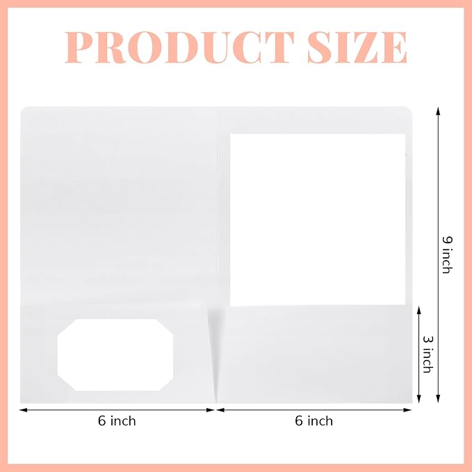 Affrolling 25 Pack 6 x 9 Inch Welcome Pocket Folders Church Visitor Welcome - Image 2