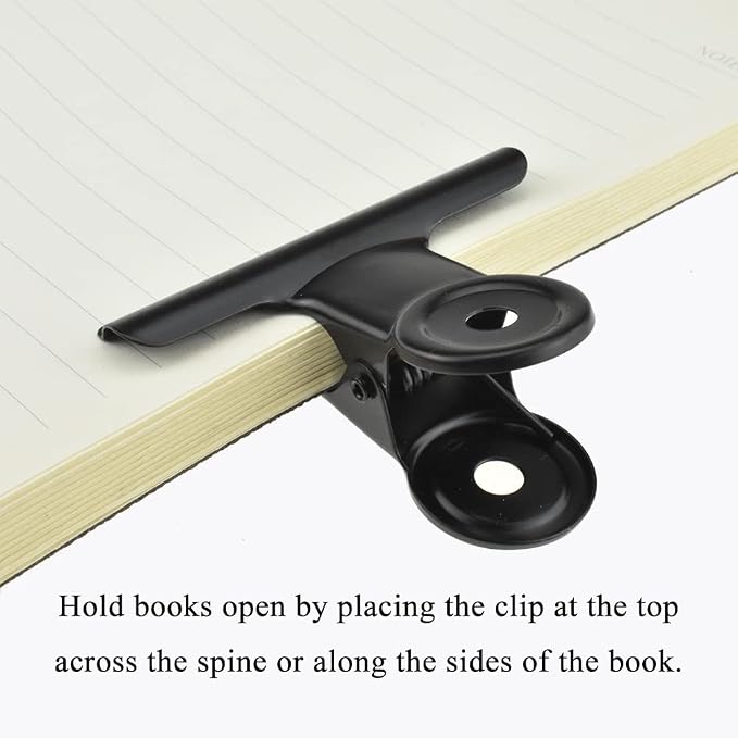 HAHIYO 2.5inch Black Bulldog Clips Metal File Hinge Binder Clips Clamps Save - Image 5