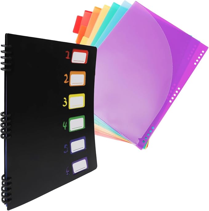 Edufun 12-Pocket Expanding File Folder by Edufun