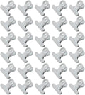 HAHIYO 0.87inch White Bulldog Clips Metal File Hinge Binder Clips Clamps Save by HAHIYO