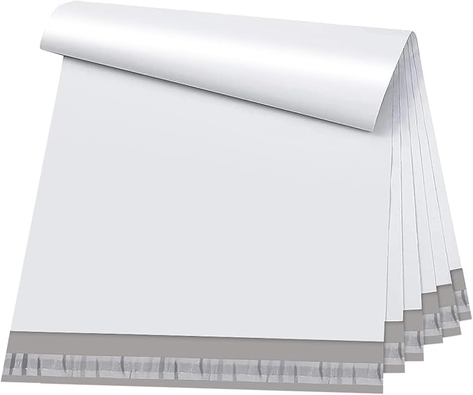 Metronic Large Poly Mailers 17.7x22” 50 Pack Bulk, Shipping Bags by METRONIC