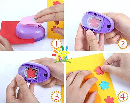 CADY Crafts Punch 1 inch Circle Punches Craft Lever Punch Handmade Paper Punch - Image 3