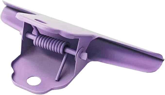 2PCS 4 Inch Purple Large Binder Clips, Metal Bulldog Clips - Image 5